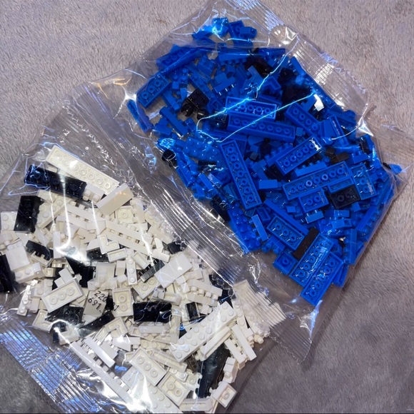 Nike/ Air Jordan blue/ white/ black building set mini block air super sneakers - Picture 3 of 4